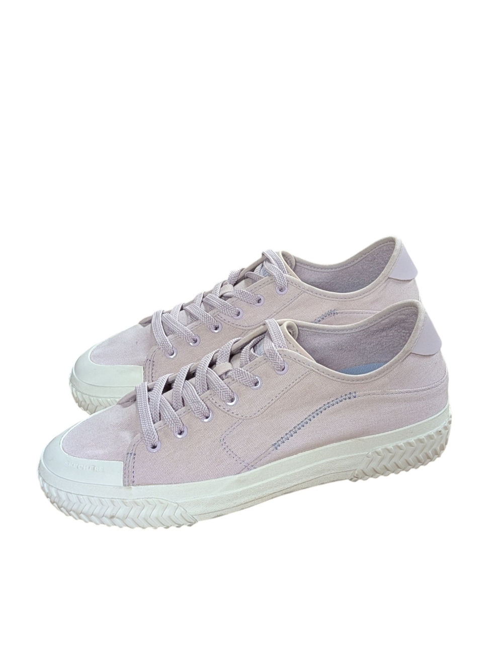 Skechers Street Trax Wedge Fit Sneakers Lavender Size 10 - Picture 10 of 10